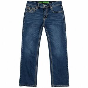 Rock & Roll Denim Pistol Jeans Mens 30x30 Straight Boot Western Cowboy Dark Wash